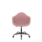 Cadeira Escritório Arm Base Preta Dsw-m Office Rosa