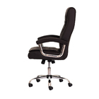 Cadeira Escritório Big Presidente Marrom Mola Ensacada Base G