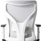 Cadeira Escritório Branca Com Cinza  Mk-89db - Makkon