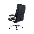 Cadeira Escritório Bump Presidente Preto Pillow Top Sistema R