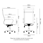 Cadeira Escritório Charles Eames Presidente Bege