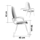 Cadeira Escritório Coletiva Auditório Hotel Base Palito Com B