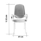 Cadeira Escritório Coletiva Auditório Hotel Base Palito Com B