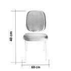 Cadeira Escritório Coletiva Auditório Hotel Fixa Com Lâmina C