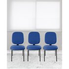 Cadeira Escritório Coletiva Auditório Hotel Fixa Com Lâmina C