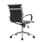 Cadeira Escritório Diretor Eames Em Couro - Café - 10 Cadeiras