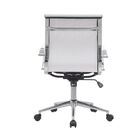 Cadeira Escritório Diretor Eames Em Tela - Branca - 6 Cadeiras