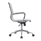 Cadeira Escritório Diretor Eames Em Tela - Cinza - 2 Cadeiras