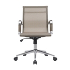 Cadeira Escritório Diretor Eames Em Tela - Dourada - 2 Cadeir