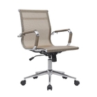 Cadeira Escritório Diretor Eames Em Tela - Dourada - 2 Cadeir