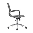 Cadeira Escritório Diretor Eames Em Tela - Preta - 10 Cadeiras