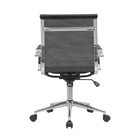 Cadeira Escritório Diretor Eames Em Tela - Preta - 6 Cadeiras