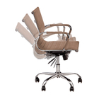 Cadeira Escritório Diretor Giratória Charles Eames Bege