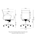 Cadeira Escritório Diretor Giratória Charles Eames Lilás