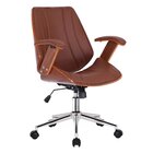 Cadeira Escritório Diretor Giratória Corino Kopenhagen Marrom