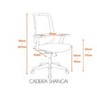 Cadeira Escritório Diretor Giratória Ergonômica Nr17 Shanghai