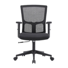 Cadeira Escritório Diretor Grid Em Tela - Preta - 6 Cadeiras