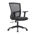 Cadeira Escritório Diretor Grid Em Tela - Preta - 6 Cadeiras