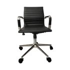 Cadeira Escritório Diretor Office Esteirinha Corino Preto