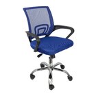 Cadeira Escritorio Diretor Tela Mesh Com Relax Tok 3310 Azul