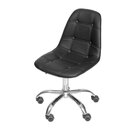Cadeira Escritório Eames Botonê Com Rodízio Dkr Preto