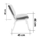 Cadeira Escritório Empilhável Para Igrejas Auditórios Hotel F