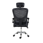 Cadeira Escritório Ergo Presidente Tela Mesh Preta