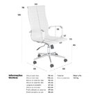 Cadeira Escritório Esteirinha Diretor Home Office Preto