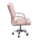 Cadeira Escritório Executiva Desenho Italiano Rosa Claro