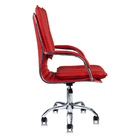 Cadeira Escritório Executiva Desenho Italiano - Vermelho