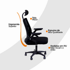 Cadeira Escritório Executiva Diretor Relax Oficial - 5