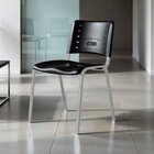 Cadeira Escritório Fixa Empilhável Hotel Auditório Elo Preto