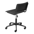 Cadeira Escritório Giratória Base Rodízio Palhinha Sem Braço