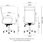 Cadeira Escritório Giratória Charles Eames Presidente Laranja