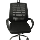 Cadeira Escritório Giratória Tela Mesh Reclinável Ajustável