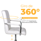 Cadeira Escritório Gomos Office  Giratória Com Ajuste De Altu