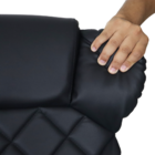 Cadeira Escritório Home Office Diana Pillow Top Cor Preta Com