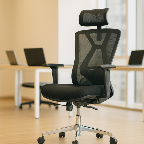 Cadeira Escritório Home Office Master Ergonômica Apoio Cabeça