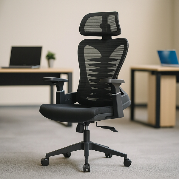 Cadeira Escritório Home Office Presidente Bio Ergonômica Suporte Lombar ...