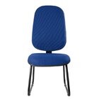 Cadeira Escritório Interlocutor Base Fixa Sky Metal Wood Desi