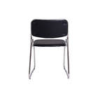 Cadeira Escritório Interlocutor Dakar Preta Base Fixa Cromada