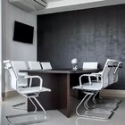 Cadeira Escritório Interlocutor Fixa Esteirinha Corino Manhat