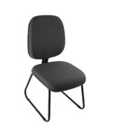 Cadeira Escritório Interlocutor Fixa Estofada Anatômica Base