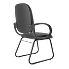 Cadeira Escritório Interlocutor Fixa Estofada Anatômica Base