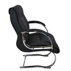 Cadeira Escritório Interlocutor Fixa Estofada Corino Ferrari