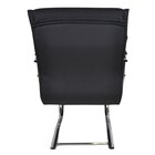 Cadeira Escritório Interlocutor Fixa Estofada Corino Ferrari