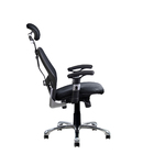 Cadeira Escritorio New Ergon Presidente Ergonomica Preta