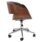 Cadeira Escritório Office Oga Base Giratória Cromada Pu Sinté