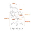 Cadeira Escritório Presidente Ergonômica Nr17 Corino Mola Ens