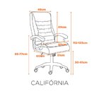 Cadeira Escritório Presidente Ergonômica Nr17 Corino Mola Ens